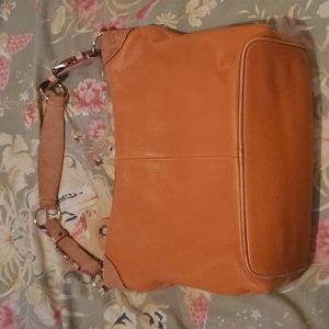 Orange Dooney & Bourke Leather Shoulder Bag